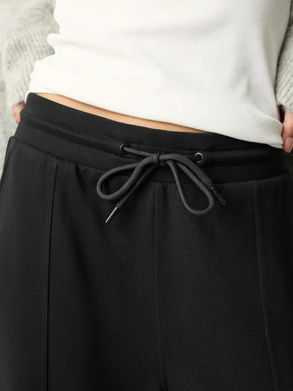 Sale Next Black Wide Leg Joggers