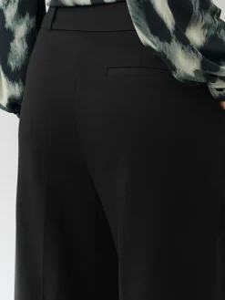 Next Black Wide Leg Tailored Trousers^Women Pants