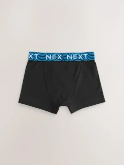 Sale Next Black With Bright Waistband Trunks 7 Pack (2-16yrs)