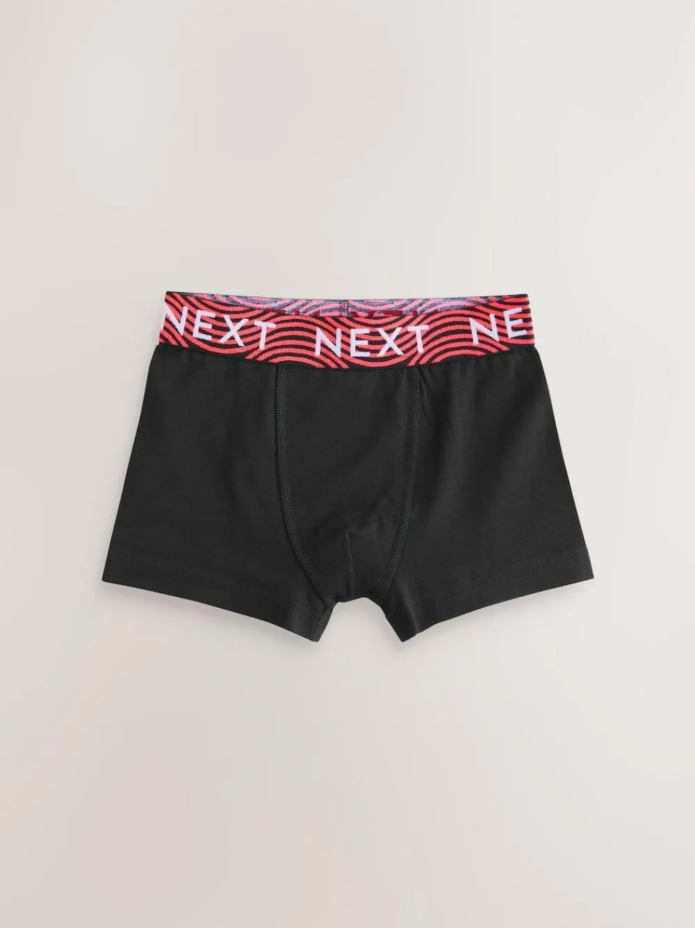 Sale Next Black With Bright Waistband Trunks 7 Pack (2-16yrs)