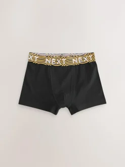 Sale Next Black With Bright Waistband Trunks 7 Pack (2-16yrs)