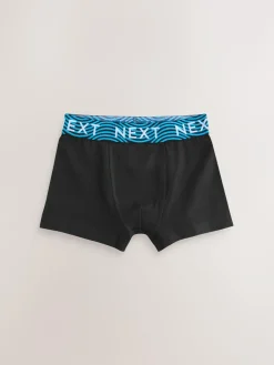 Sale Next Black With Bright Waistband Trunks 7 Pack (2-16yrs)