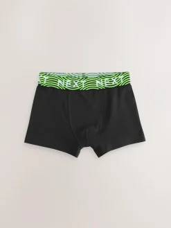 Sale Next Black With Bright Waistband Trunks 7 Pack (2-16yrs)
