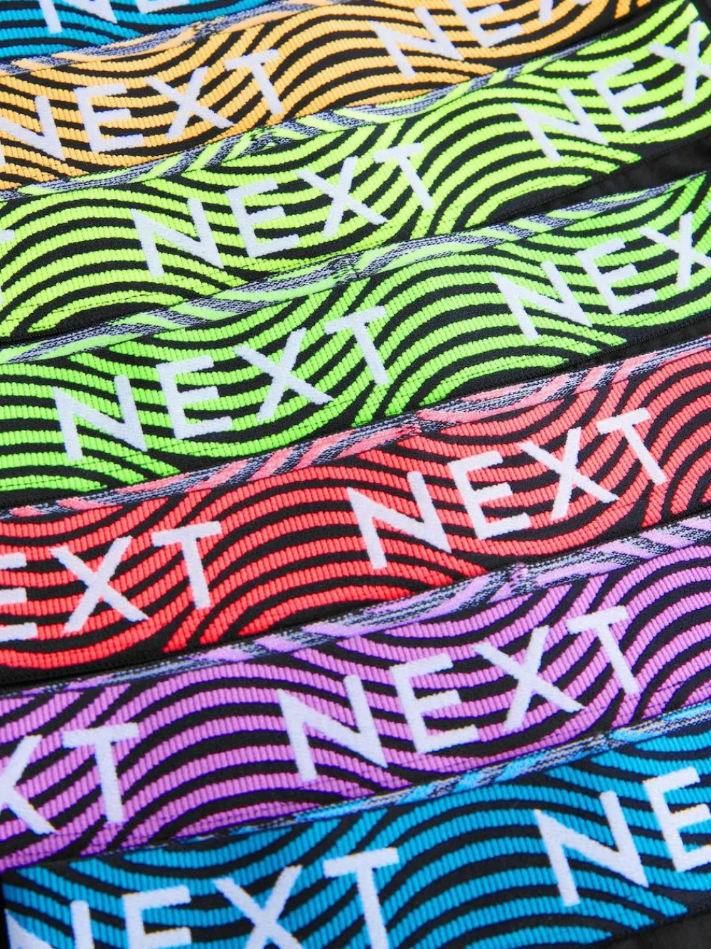 Sale Next Black With Bright Waistband Trunks 7 Pack (2-16yrs)