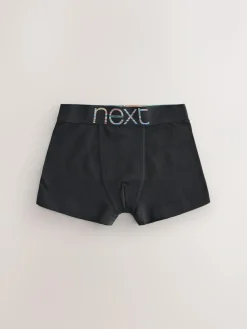 New Next Black with Bright Waistband Trunks 10 Pack (1.5-16yrs)