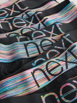 New Next Black with Bright Waistband Trunks 10 Pack (1.5-16yrs)
