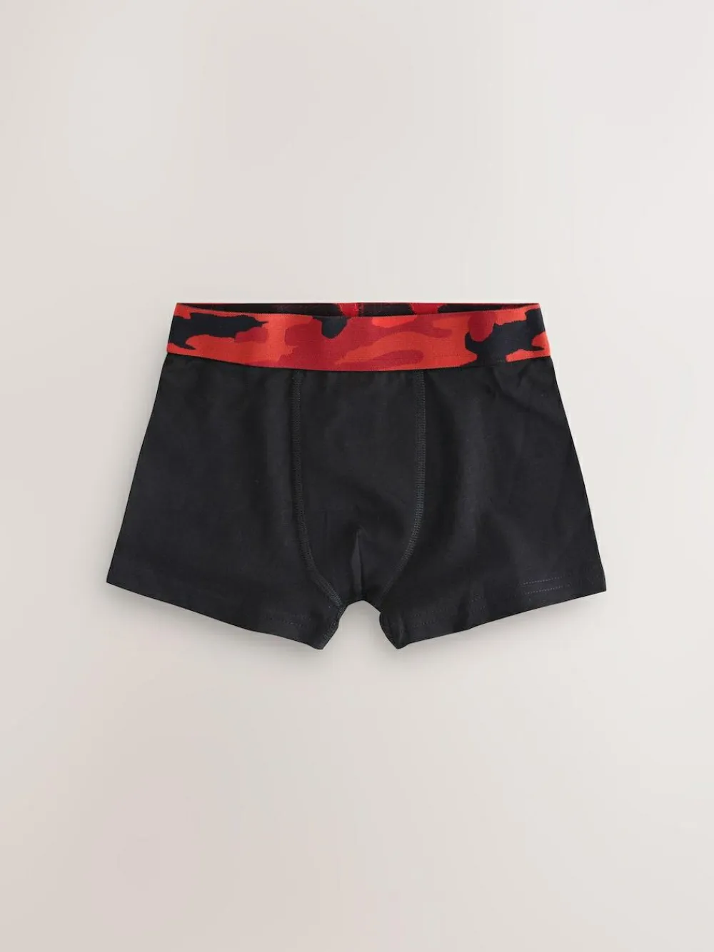 Hot Next Boxers 5 Pack (2-16yrs) Black with Camo Waistband