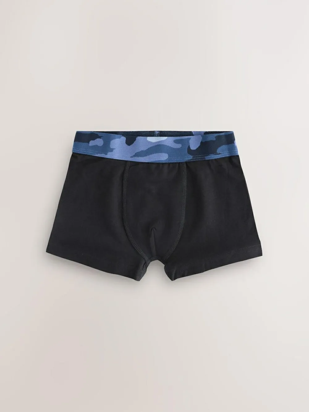 Hot Next Boxers 5 Pack (2-16yrs) Black with Camo Waistband