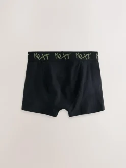 Next Black with Grafitti Waistband Trunks 10 Pack (1.5-16yrs)^BOY Underwear