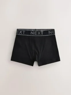 Outlet Next Black with Grey Waistband Trunks 5 Pack (1.5-16yrs)