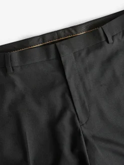 Next Black with Tape Detail Tailored Fit Tuxedo Suit Trousers^ Pants & Chinos