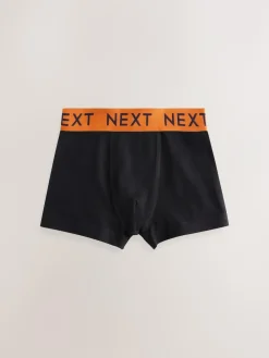 Online Next Black with Varsity Waistband Trunks 5 Pack (1.5-16yrs)