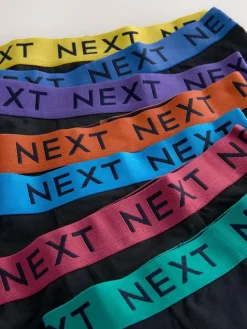 Next Black with Varsity Waistband Trunks 10 Pack (1.5-16yrs)^BOY Multipacks|Underwear