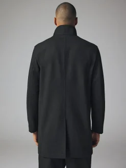 Next Wool Blend Mock Gilet Herringbone Padded Coat^ Coats & Jackets|Coats & Jackets