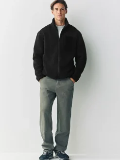 Next Zip Through Funnel Borg Fleece^ Sweatshirts & Hoodies|Sweatshirts & Hoodies