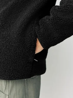 Next Zip Through Funnel Borg Fleece^ Sweatshirts & Hoodies|Sweatshirts & Hoodies