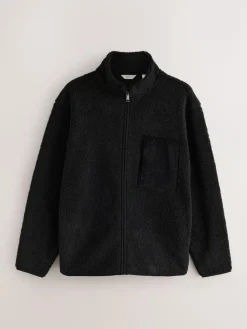 Next Zip Through Funnel Borg Fleece^ Sweatshirts & Hoodies|Sweatshirts & Hoodies