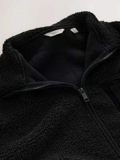 Next Zip Through Funnel Borg Fleece^ Sweatshirts & Hoodies|Sweatshirts & Hoodies