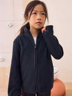 Next Zip-Up Fleece Jacket With Pockets (3-16yrs) Black