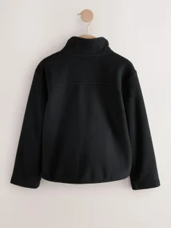 Next Zip-Up Fleece Jacket With Pockets (3-16yrs) Black