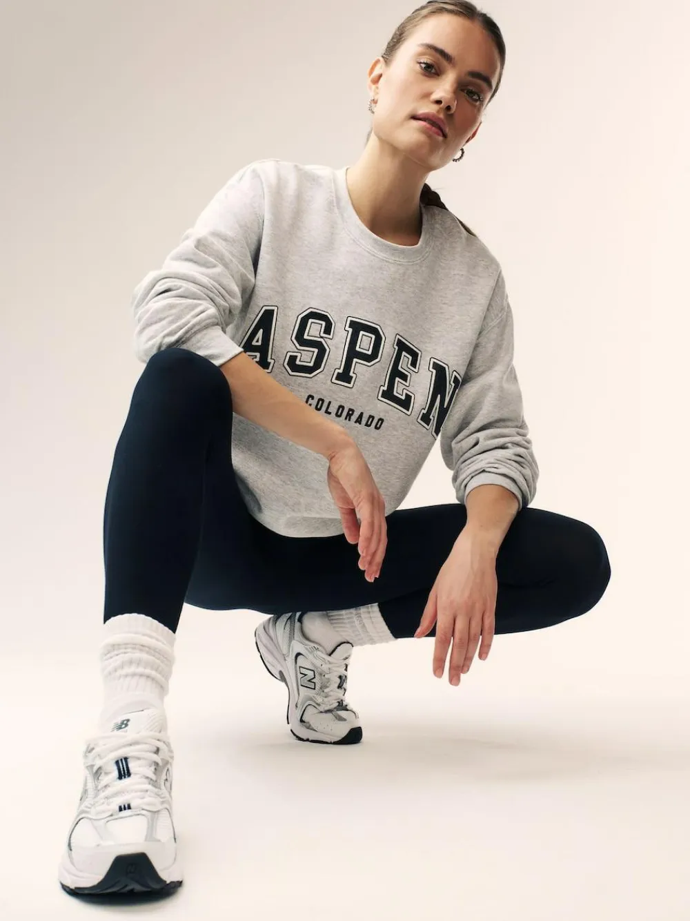 Next Full Length Leggings 2 Pack Black/Brown