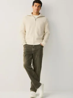 Next Black/Brown Single Straight Fit Classic Stretch Jeans^ Jeans|Jeans