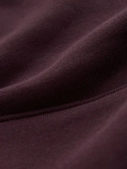 Best Next Cotton Rich Jersey Overhead Hoodies 2 Pack Black/Burgandy Red