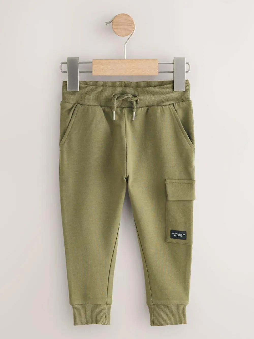 Sale Next Skinny Fit Joggers 5 Pack (3mths-7yrs) Black/Charcoal Grey/ Stone/Khaki Green