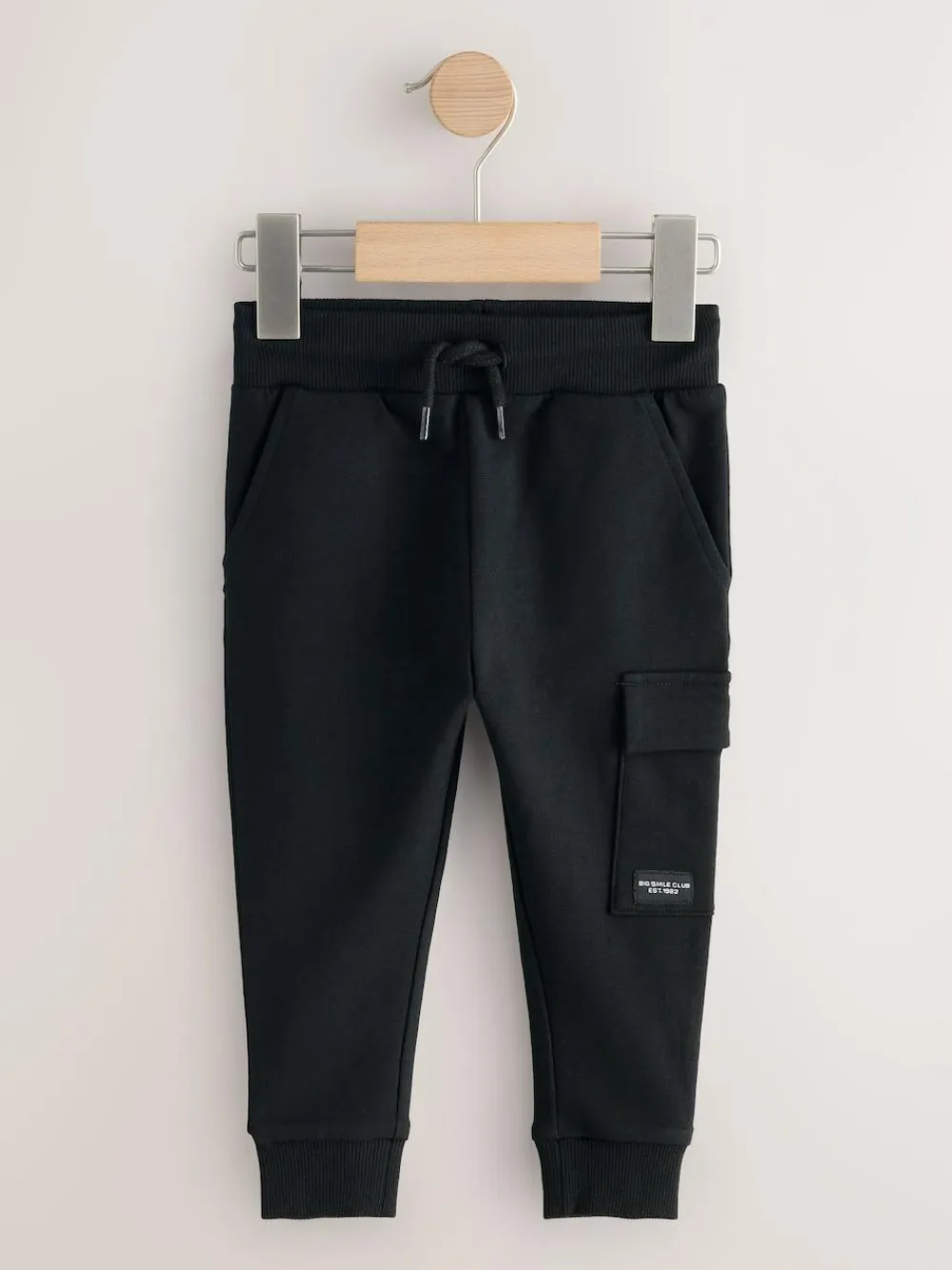 Sale Next Skinny Fit Joggers 5 Pack (3mths-7yrs) Black/Charcoal Grey/ Stone/Khaki Green