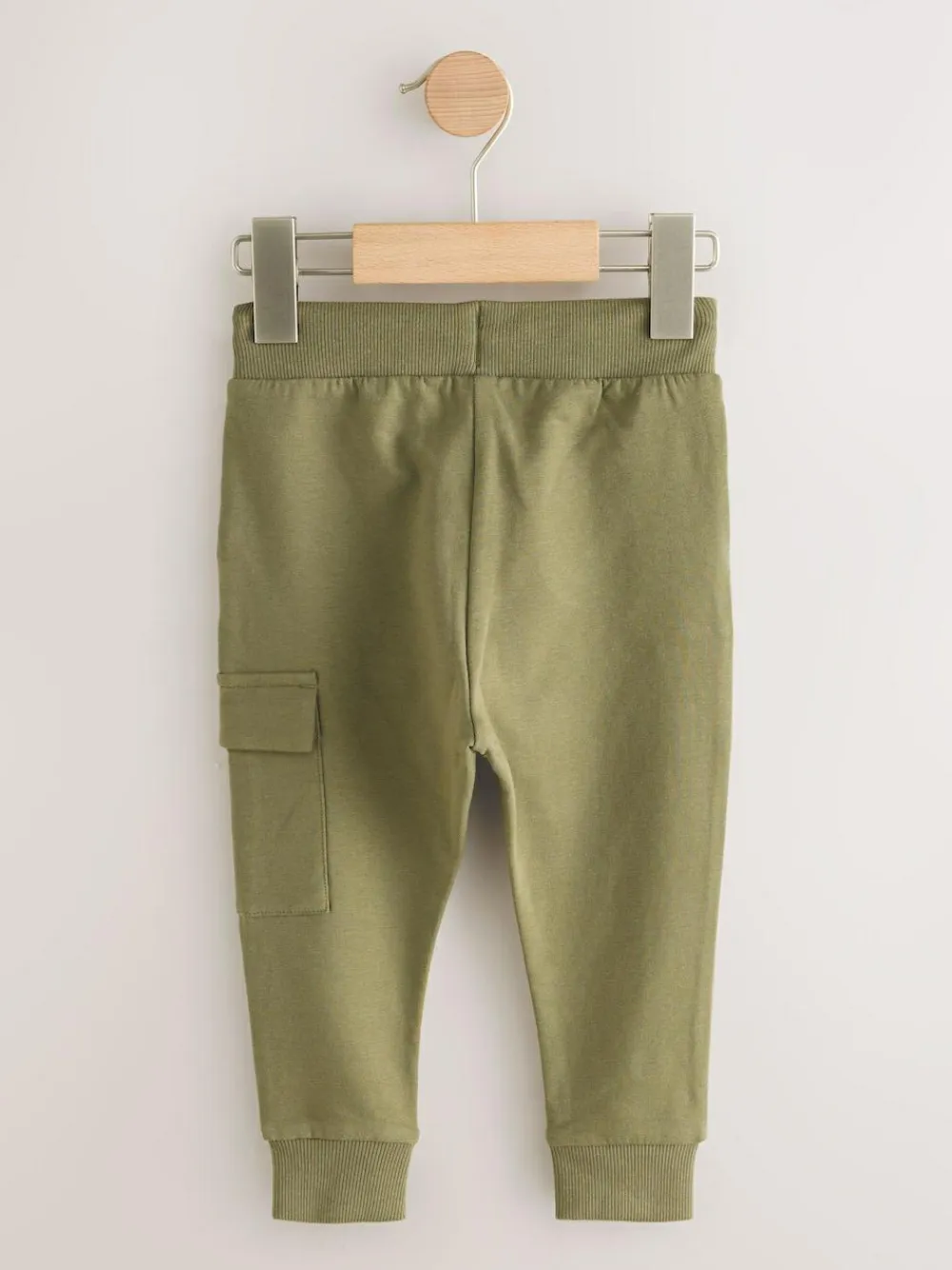 Sale Next Skinny Fit Joggers 5 Pack (3mths-7yrs) Black/Charcoal Grey/ Stone/Khaki Green