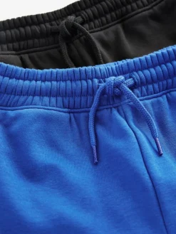 Next Black/Cobalt Blue Slim Fit Joggers 2 Pack (3-16yrs)^BOY Joggers|Sweat Pants