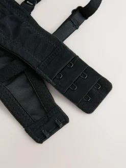 Next Black/Cream Pad Plunge Embroidered Bras 2 Pack^Women Bras