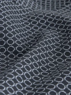 Outlet Next Regular Fit Long Sleeve Print Shirt Black/Gold Link