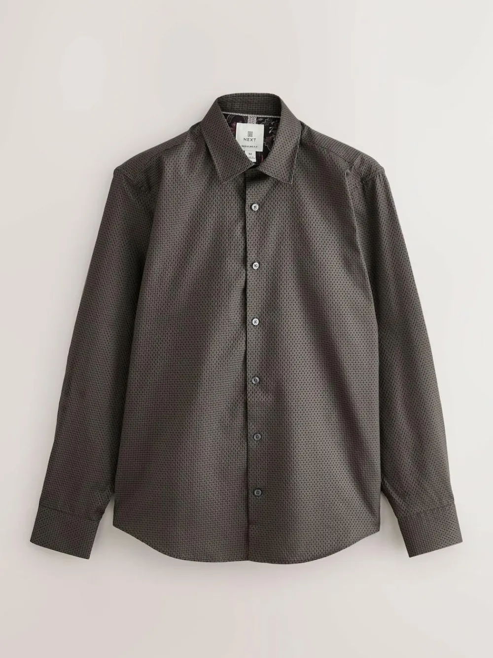 Best Next Black/Gold Regular Fit Smart Trimmed Long Sleeve Party Shirt