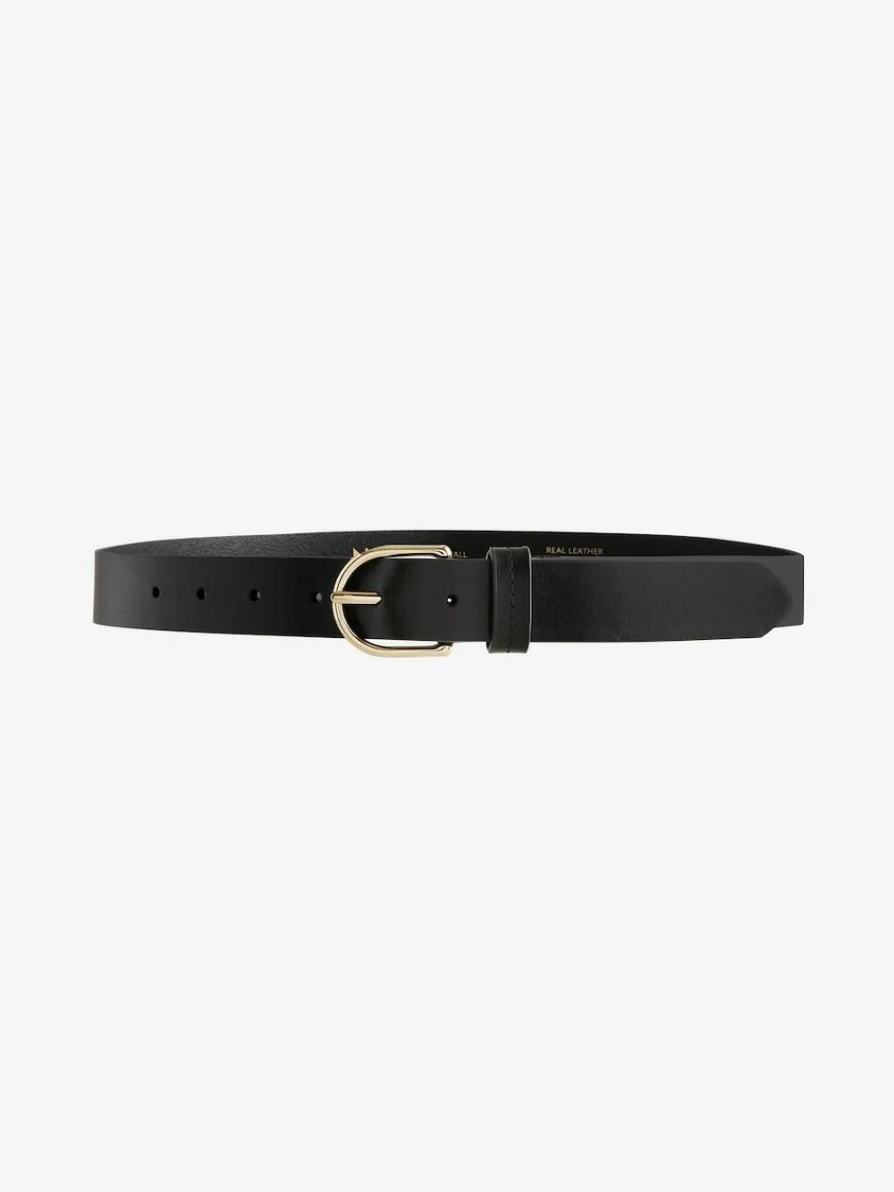Next Black/Gold Regular Leather Belt^Women Belts