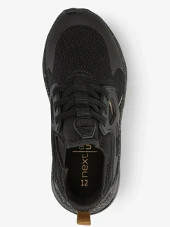 Next Standard Fit (F) Elastic Lace Trainers^BOY School Shoes|Boys Shoes