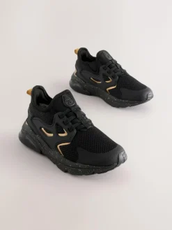 Next Wide Fit (G) Elastic Lace Trainers^BOY School Shoes|Boys Shoes