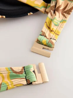 Next Black/Green Paisley Wired Bandeau Bikini Top^Women Swimwear