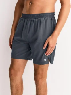 Next 7 Inch Active Gym Sports Shorts 2 Pack Black/Grey