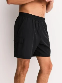 Next Black/Grey Active Cargo Gym Training Shorts 2 Pack^ Shorts