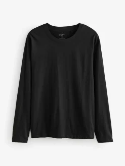 Next Black/Grey Check Long Sleeve 100% Cotton Pyjamas Set^ Pyjamas|Nightwear