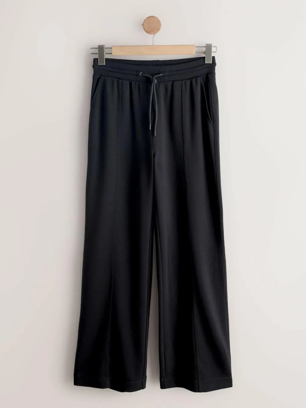 Next Black/Grey Jersey Wide Leg Joggers 2 Pack^Women Loungewear|Leggings & Sweatpants