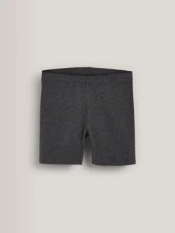 New Next Black/Grey Marl 2 Pack Cycle Shorts (3-16yrs)