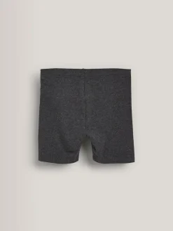New Next Black/Grey Marl 2 Pack Cycle Shorts (3-16yrs)