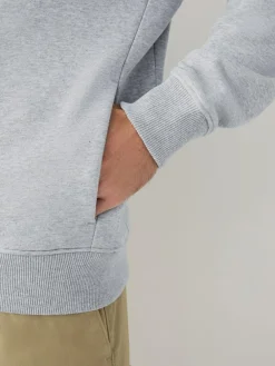 Best Next Black/Grey Marl Cotton Rich Heavyweight Jersey Full Zip Hoodies 2 Pack