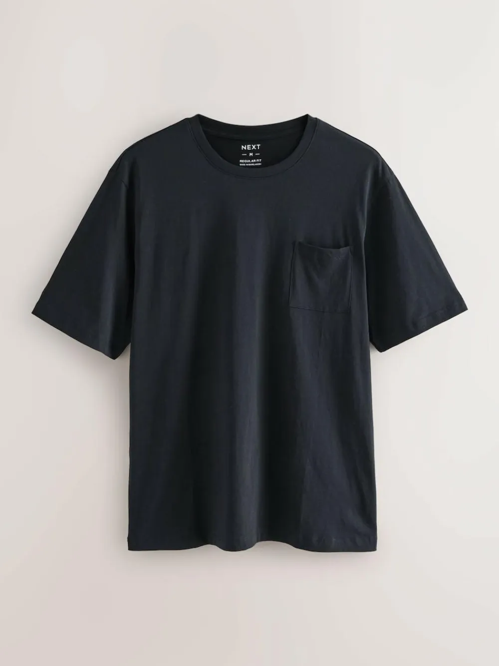 Best Next Short Sleeve Jersey Pyjamas Set Black/Grey Marl