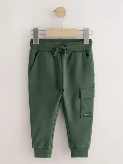 Next Skinny Fit Joggers 5 Pack (3mths-7yrs) Black/Grey Marl/Tan Brown