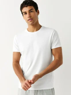 Next Slim Fit 100% Cotton Layering T-Shirts 5 Pack^ Loungewear