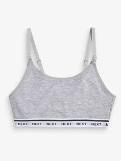 Sale Next Maternity Nursing Crop Ultimate Comfort Tops 2 Pack Black/Grey