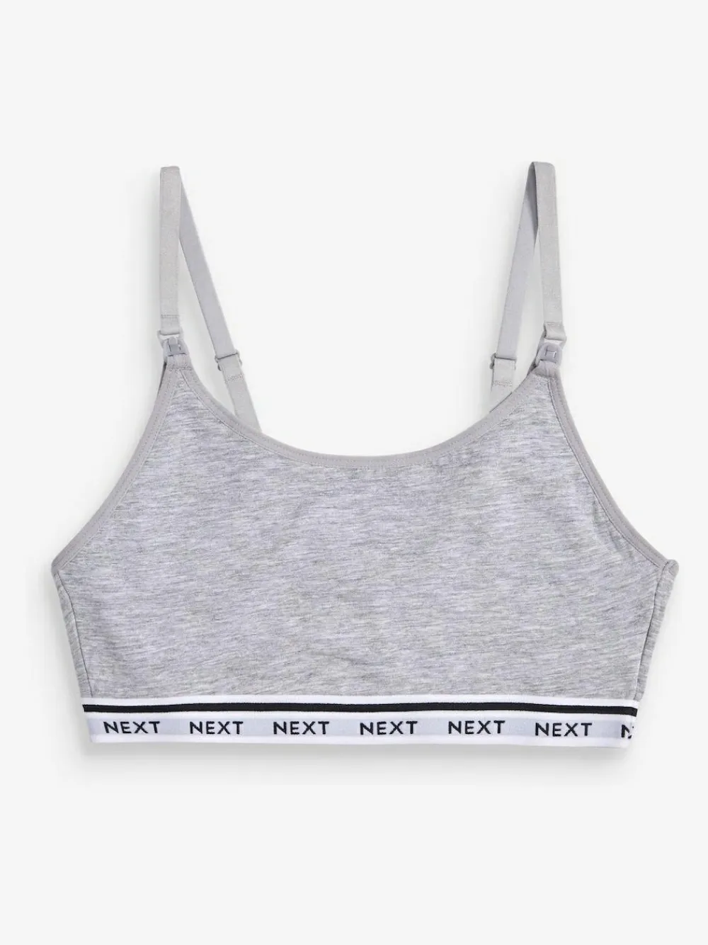 Sale Next Maternity Nursing Crop Ultimate Comfort Tops 2 Pack Black/Grey